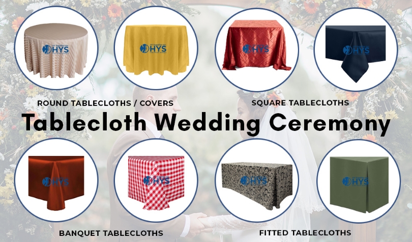 What Is the Ideal Tablecloth Size for a Wedding Ceremony?